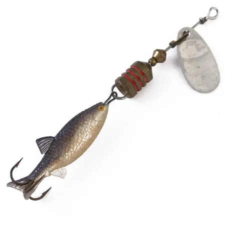 Vintage Mepps Comet Mino 0, 1/8oz Silver spinning lure #4832