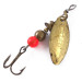 Vintage   Mepps Aglia Long 0, 3/32oz Brass spinning lure #4833