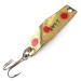Vintage  Z-RAY Lures Z-Ray, 3/64oz Brass / Red fishing spoon #4837