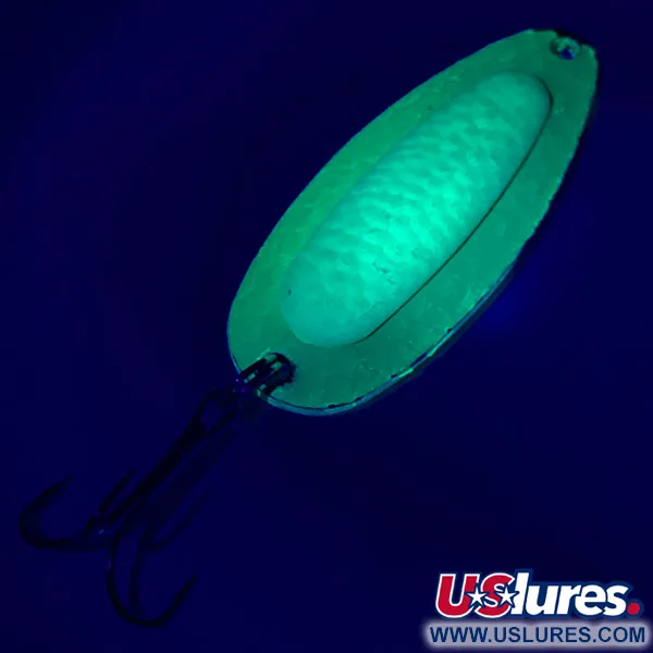 Vintage   Blue Fox Pixee UV, 1/2oz Green Gold / Yellow fishing spoon #4842