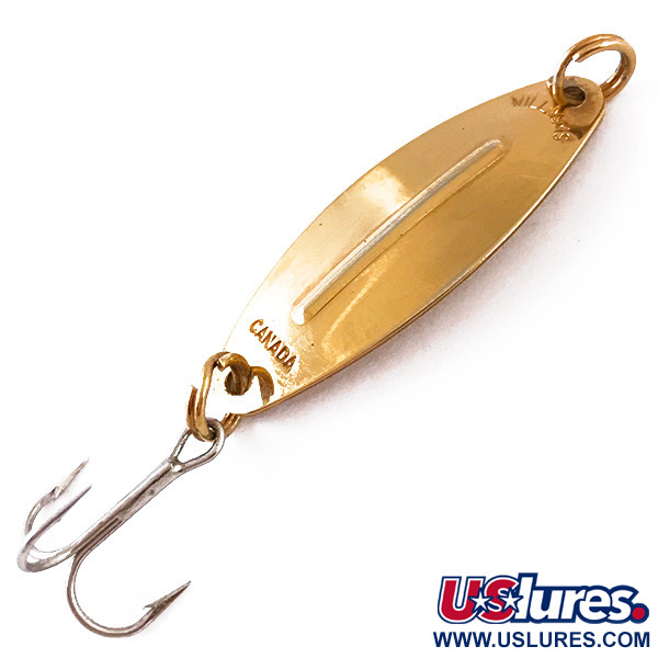 Vintage   Williams Wabler W20, 3/32oz Gold fishing spoon #4844