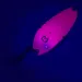 Vintage  Eppinger Dardevle Devle Dog 5300 UV, 1/3oz Pink / Nickel UV Glow in UV light, Fluorescent fishing spoon #4845