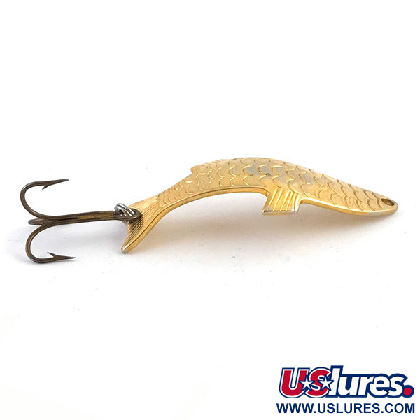 Vintage  Acme Phoebe, 1/4oz Gold fishing spoon #4847