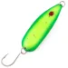 Vintage  Eppinger Red Eye Evil Eye, 3/4oz Fluorescent Yellow / Green / White fishing spoon #4848