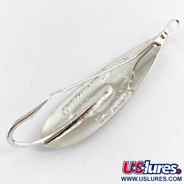   Weedless Johnson Silver Minnow, 1/2oz Silver fishing spoon #4851