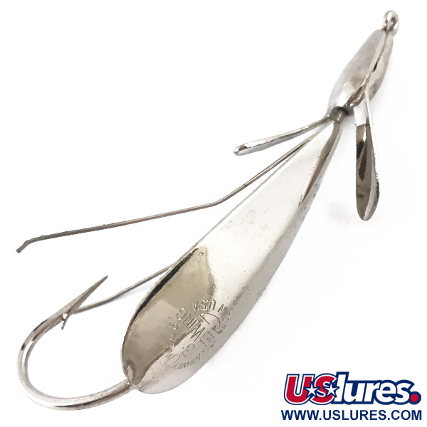 Vintage   Weed Wing 3 Jonny ONeils, 1/2oz Nickel fishing spoon #4854