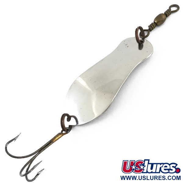 Vintage  K-B Bait K-B Spoon 2, 1/2oz Nickel fishing spoon #4870