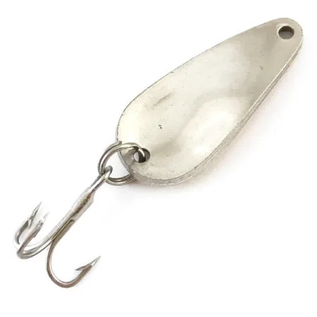 Vintage Weller, 1/8oz Nickel / Yellow / Black fishing spoon #4873