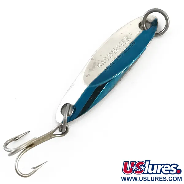 Vintage  Acme Kastmaster , 3/32oz Nickel / Blue fishing spoon #4894