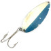 Vintage   Acme Little Cleo Glow, 3/4oz White / Blue / Nickel Glow in Dark fishing spoon #4909