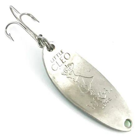 Vintage Seneca Little Cleo (Hula Girl) UV, 1/3oz UV Glow in UV light, Fluorescent fishing spoon #4914