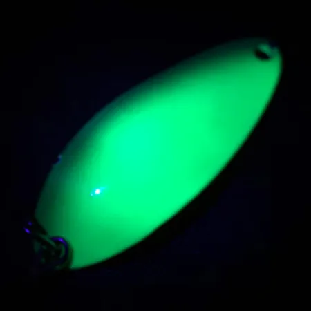 Vintage Seneca Little Cleo (Hula Girl) UV, 1/3oz UV Glow in UV light, Fluorescent fishing spoon #4914