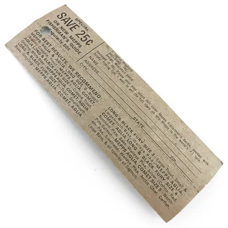 Mepps Aglia 1, 1/8oz Red / White / Gold spinning lure #4922