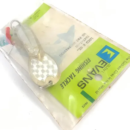 Loco Glen Evans, 1 2/3oz Nickel / Hologram fishing spoon #4926