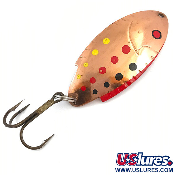 Vintage   Thomas Buoyant, 1/2oz Copper fishing spoon #4930