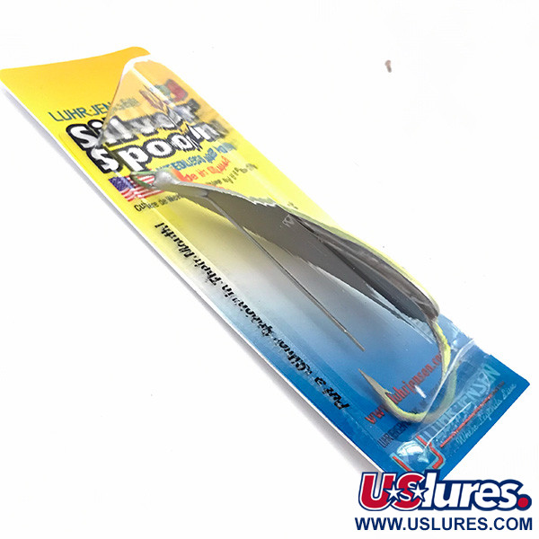  Luhr Jensen Weedless Silver Spoon UV, 3/5oz Fire Tiger / Nickel fishing spoon #5334