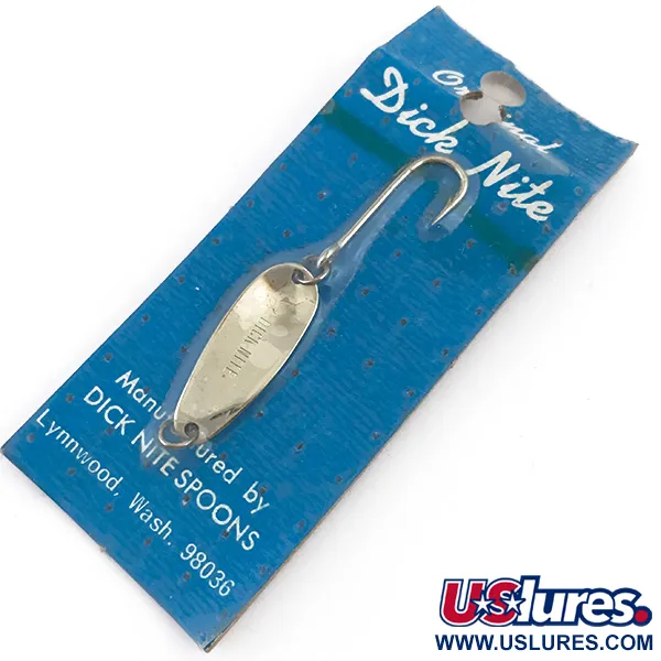  Dick Nite Spoons Dick Nite #1, 1/32oz Nickel fishing spoon #4939