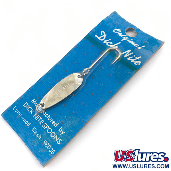  Dick Nite Spoons Dick Nite #1, 1/32oz Nickel fishing spoon #4941
