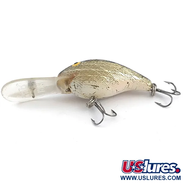 Vintage Rebel Deep WEE R, 3/8oz Silver / Black fishing lure #4944
