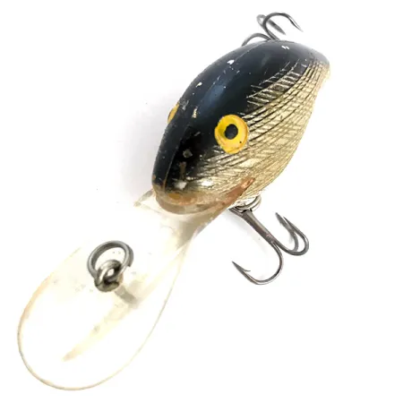 Vintage Rebel Deep WEE R, 3/8oz Silver / Black fishing lure #4944