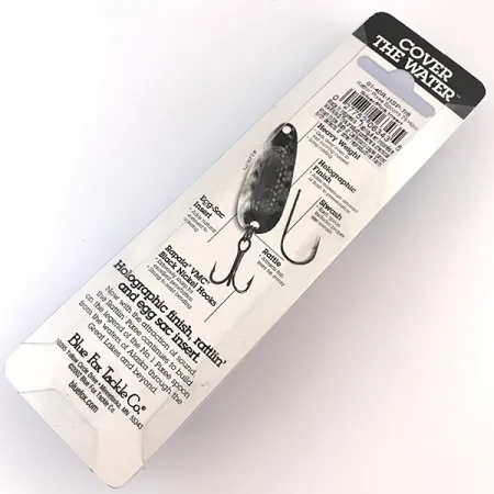 Blue Fox Rattlin Pixee, 3/4oz Rainbow Herring / Pink fishing spoon #4953