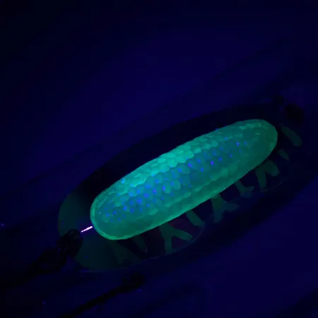 Blue Fox Rattlin Pixee, 1/2oz Nickel / Light Green fishing spoon #4957