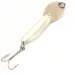 Vintage  Glen Evans Loco 3, 3/5oz Nickel / Hologram fishing spoon #4962