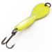 Vintage   Loco 2 Glen Evans UV, 1/4oz Yellow / Red / Nickel fishing spoon #4963