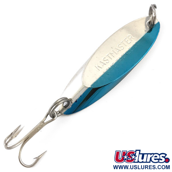 Vintage  Acme Kastmaster , 1/4oz Nickel / Blue fishing spoon #4974