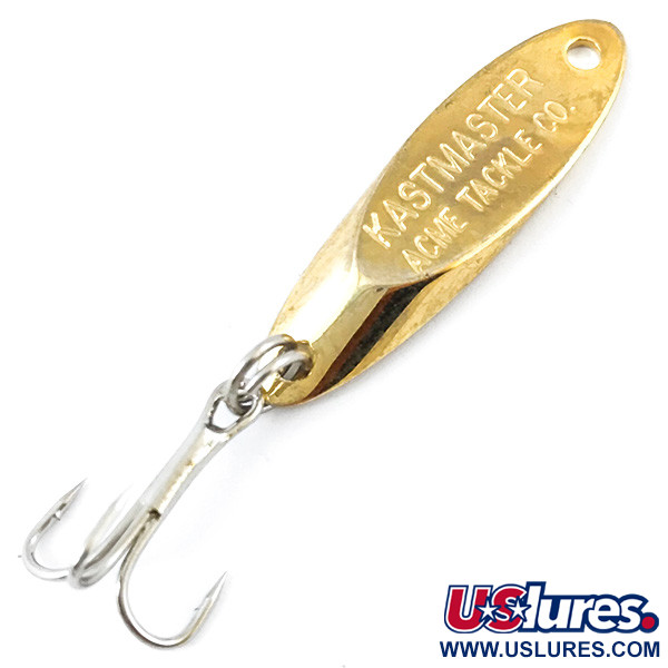 Vintage  Acme Kastmaster , 1/8oz Gold fishing spoon #4977