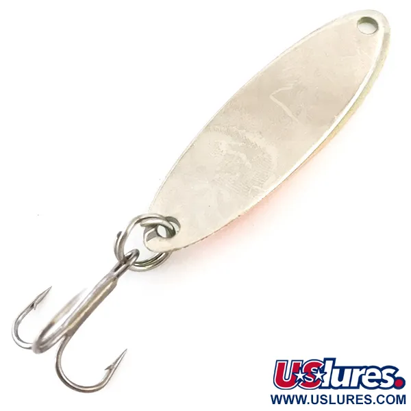 Vintage Acme Kastmaster UV, 1/4oz Fire Tiger / Nickel fishing spoon #4978