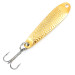 Vintage  Unknown Jig Lure, 1/4oz Hammered Gold fishing spoon #4987