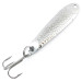 Vintage  Unknown Jig Lure, 1/4oz Hammered Nickel fishing spoon #4988