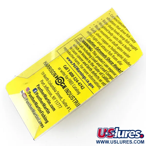   Panther Martin 4, 1/8oz Gold / Red spinning lure #4995