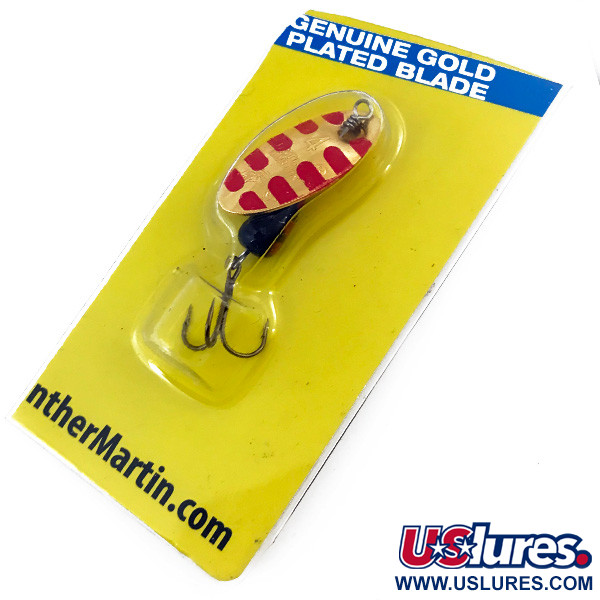   Panther Martin 4, 1/8oz Gold / Red spinning lure #4995