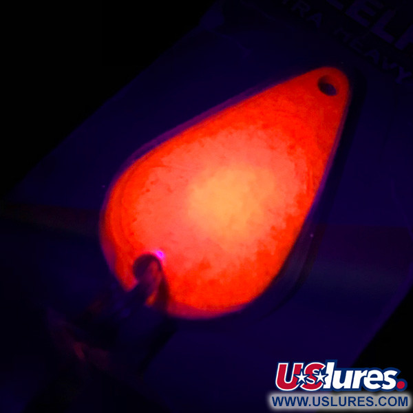  Rainbow Plastics  Steelhead UV, 1/2oz Fluorescent Orange fishing spoon #5004
