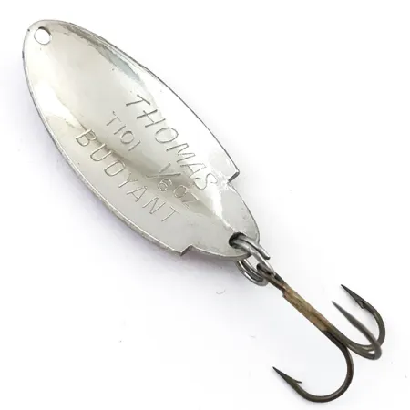 Vintage Thomas Buoyant, 3/16oz Rainbow Trout / Nickel fishing spoon #5006