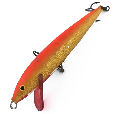 Vintage Rapala Original Floater, 1/8oz Gold fishing lure #5014
