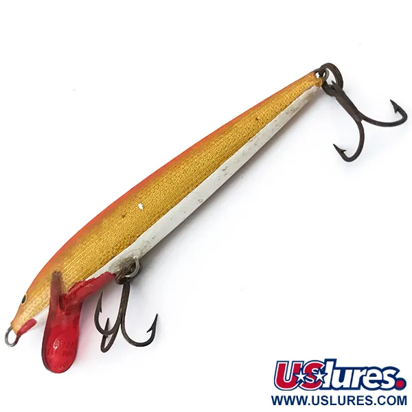 Vintage Rapala Original Floater, 1/8oz Gold fishing lure #5014