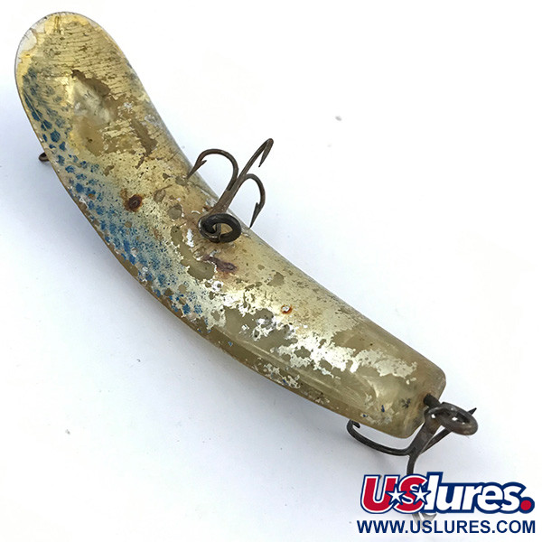 Vintage  Yakima Bait Worden Flatfish, 1/4oz Silver fishing lure #5018