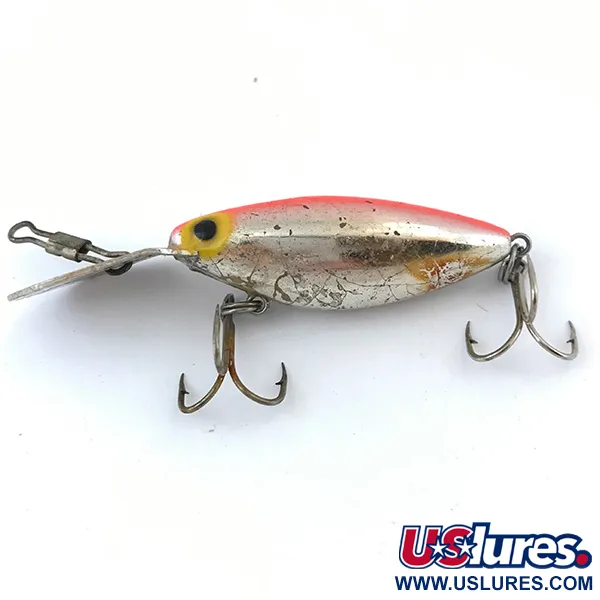 Vintage Storm Hot N'Tot Thin Fin, 1/4oz Silver / Pink fishing lure #5019