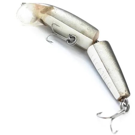 Vintage Rapala Jointed J-9, 1/4oz Silver fishing lure #5028