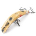 Vintage  Helin Tackle Helin Flatfish, 1/3oz Ivory / Red / Black fishing lure #5030