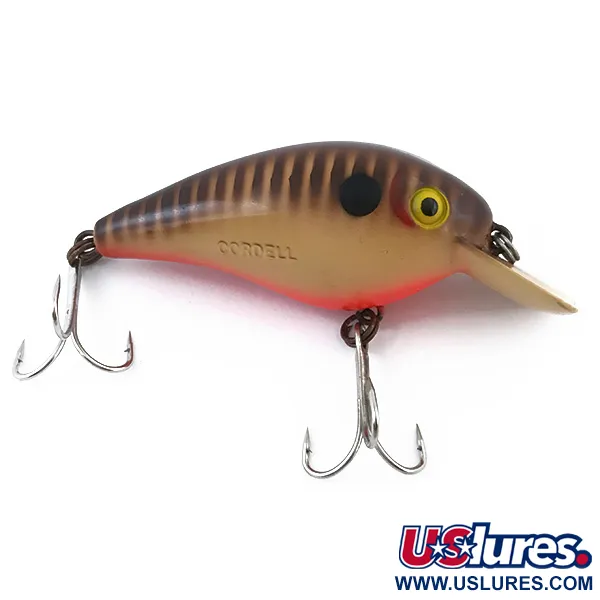 Vintage   Cotton Cordell Big O, 1/2oz Tiger fishing lure #5032