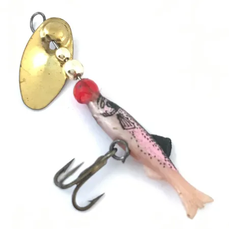 Vintage Renosky Lures Renosky Sonic Swing Minnow, 1/16oz Gold spinning lure #5034
