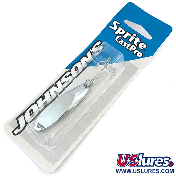    Johnson Sprite Cast Pro, 3/8oz Nickel fishing spoon #5728