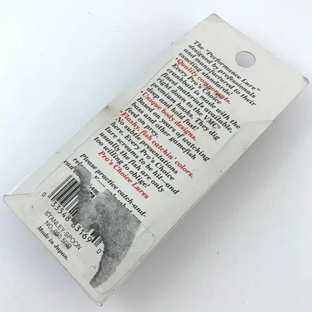 Stanley Jigs, 1/4oz Rainbow Gold fishing spoon #5049