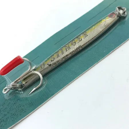 Luhr Jensen Deep Stinger , 3/4oz Silver / Green fishing spoon #5052