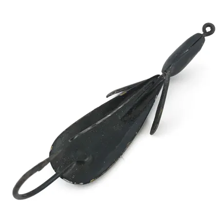 Vintage Johnnie O'Neil Weedless Weed Wing Jonny ONeils, 1/3oz Black fishing spoon #5066