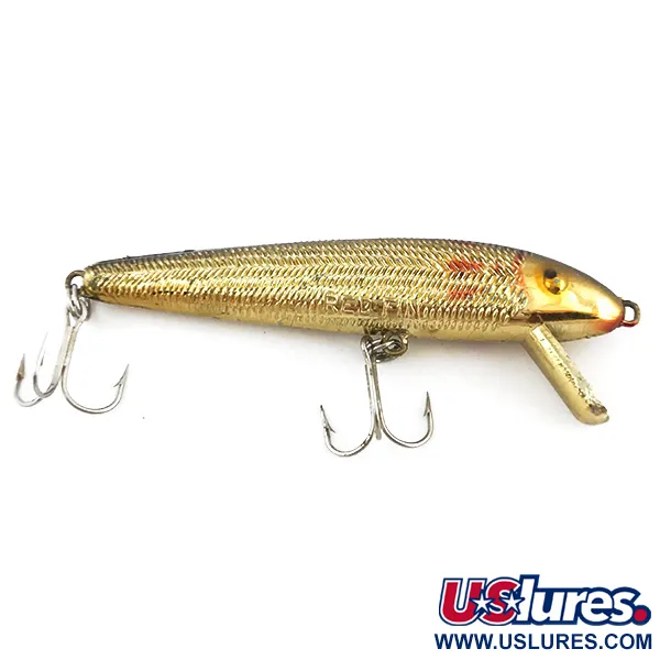 Vintage  Cotton Cordell Cordell Red Fin, 3/16oz Gold fishing lure #5068